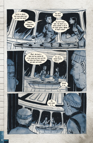 Illustration for article titled Dark Horse exclusive: DEPT. H #2 dives further into a deep-sea murder mystery